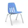 Virco® Desk & Chair Set 12", Sky Blue