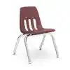 Virco® Desk & Chair Set 12", Wine