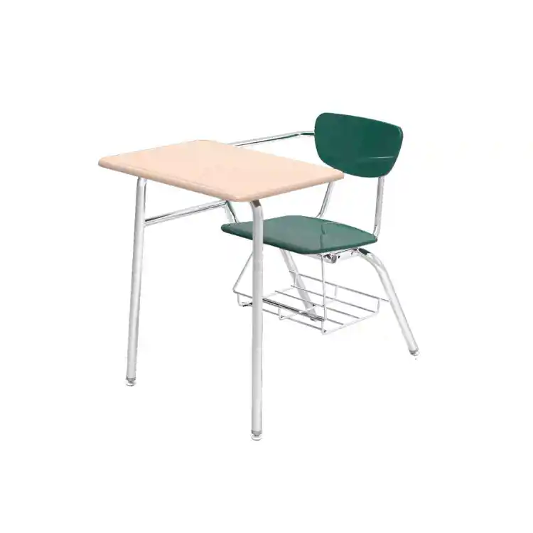 Martest® Combo Desks, Rectangle Top, Forest Green