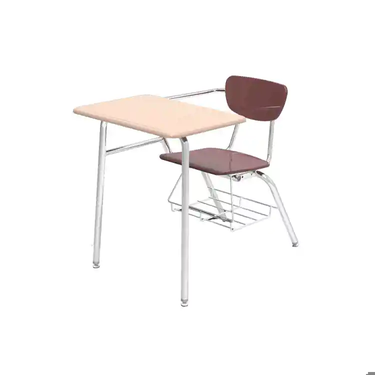 Martest® Combo Desks, Rectangle Top, Wine