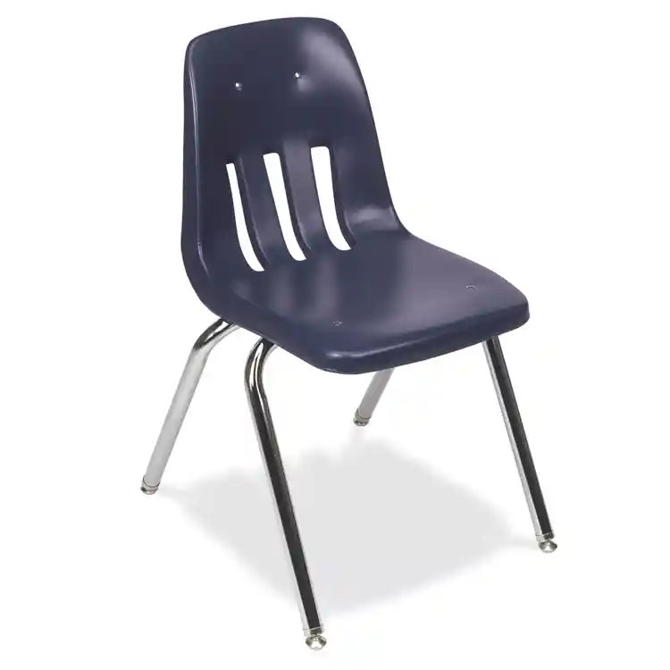 Virco® V9000 Chairs, Navy Blue, 10"