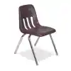 Virco® V9000 Chairs, Wine, 10"