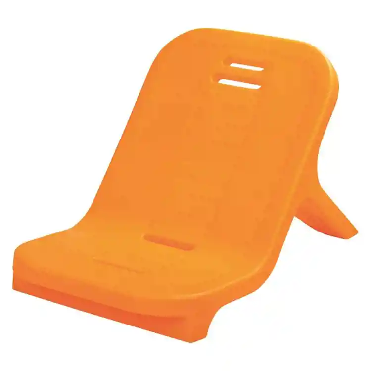 Reclining Plastic Chairs, Orange