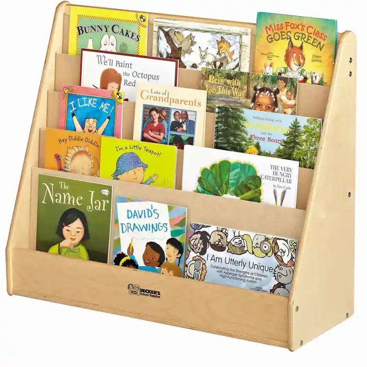 5 Shelf Book Display, Standard, 32"W