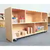 Straight Back Mobile Storage Cabinet