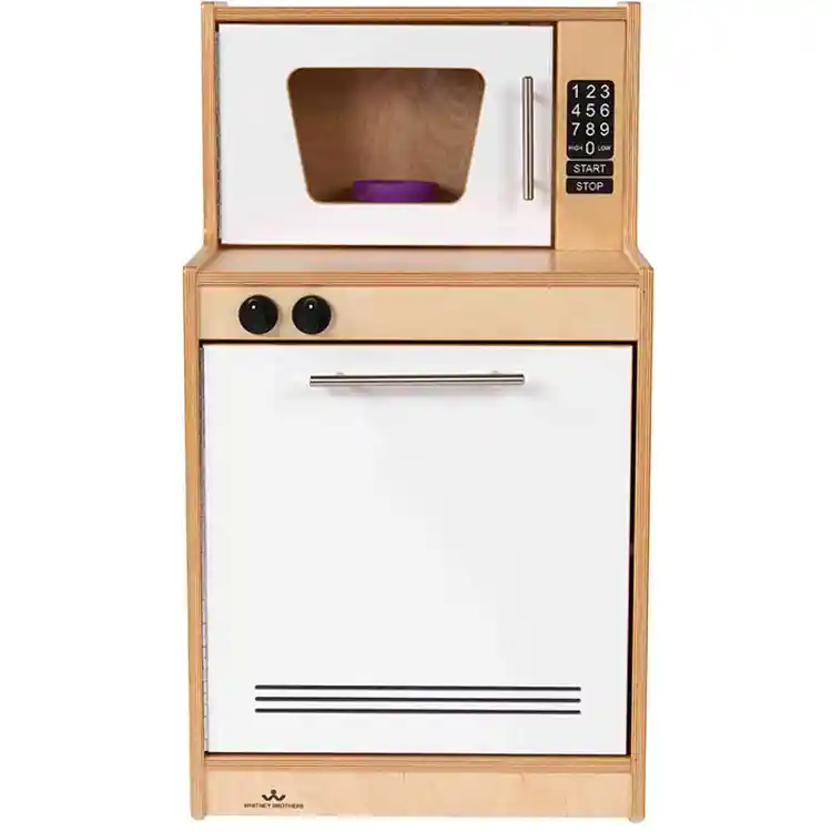 Contemporary Dishwasher/Microwave, White