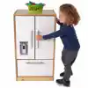 Contemporary Refrigerator, White