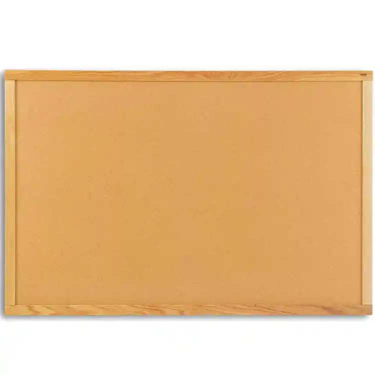 Standard Cork Bulletin Boards, 1½' x 2', Oak