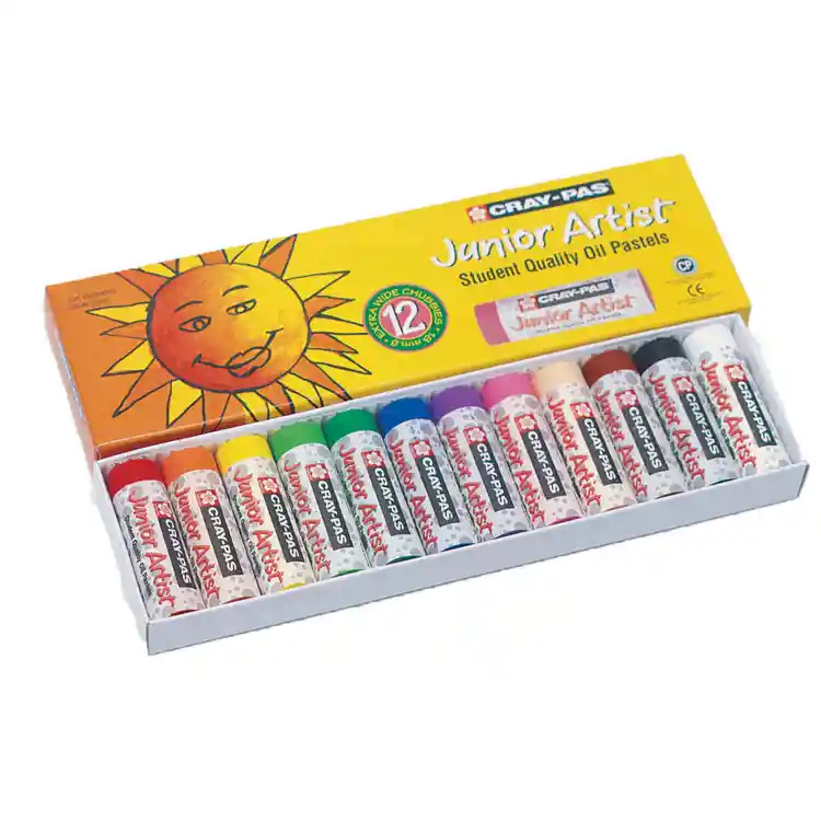 Cray-Pas™ Junior Artist™ Oil Pastels, 12 Chubby Size