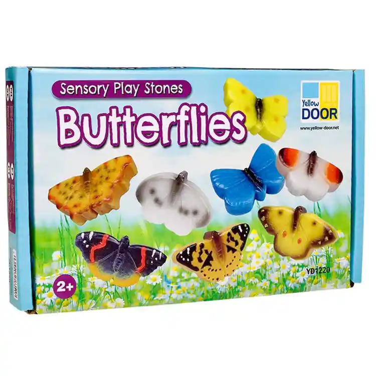 Sensory Play Stones, Butterflies