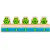 Five Frogs on a Log