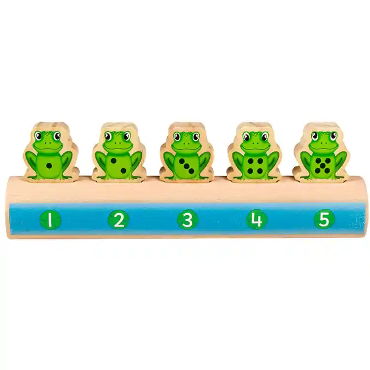 Five Frogs on a Log