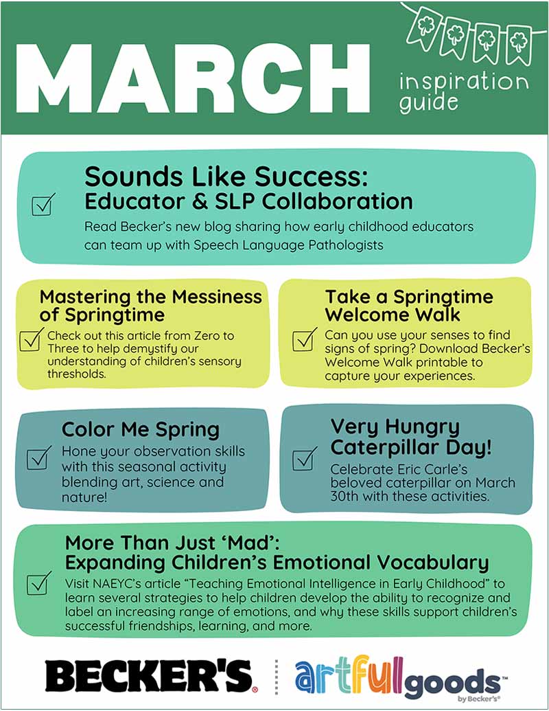 March Teacher Inspiration Guide